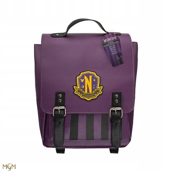 Nevermore purple rucksack, Wednesday