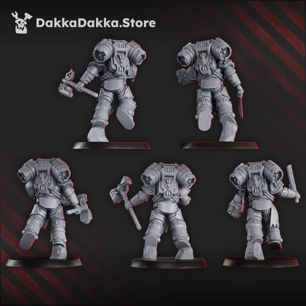 Ignisaurus Clan Warriors Storm Squad with Jetpacks
