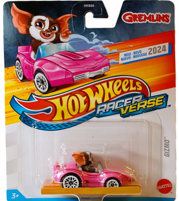 HOT WHEELS RACER VERSE GIZMO GREMLINS NEW SPRING-MOTION CAR