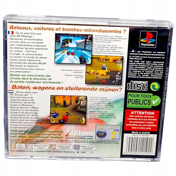 RC REVENGE game for Sony PlayStation (PSX, PS1, PS2, PS3)