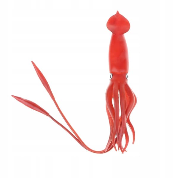 Realistic plastic wildlife: Jungle, Forest, Ocean, Animals – Large squid action figure