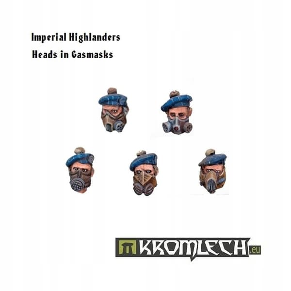 Kromlech: Highlander-huvuden i gasmasker