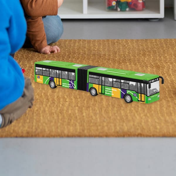 Simulation: Transit Bus Model – Educational Metal Party Favours, Diecast, Green