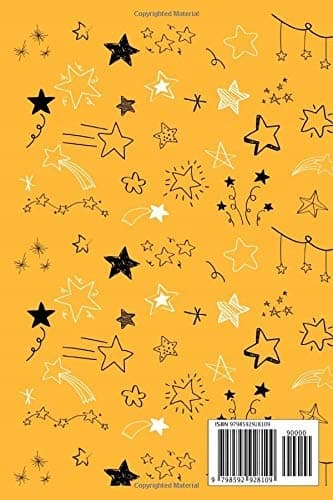Notebook: Ruled Blank Lined Notebook Journal – Yellow background and Sta