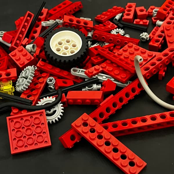 G 8044 LEGO Pneumatics Set without instructions (DESCRIPTION) (SECOND-HAND)