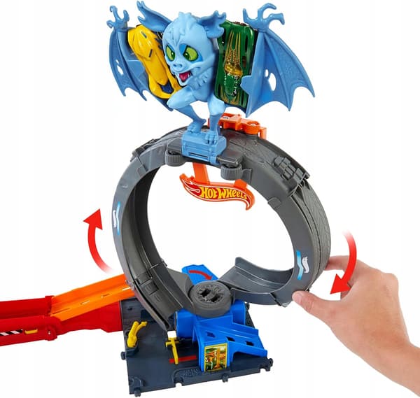 HOT WHEELS BAT LOOP SET – set including a loop, a launcher and a CAR