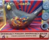 A colour-changing singing bird as a present