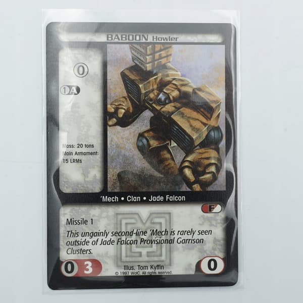 BattleTech CCG Trading Card Game: Baboon Howler