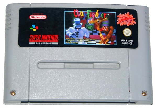 Clay Fighter – a game for the Super Nintendo (SNES) console.
