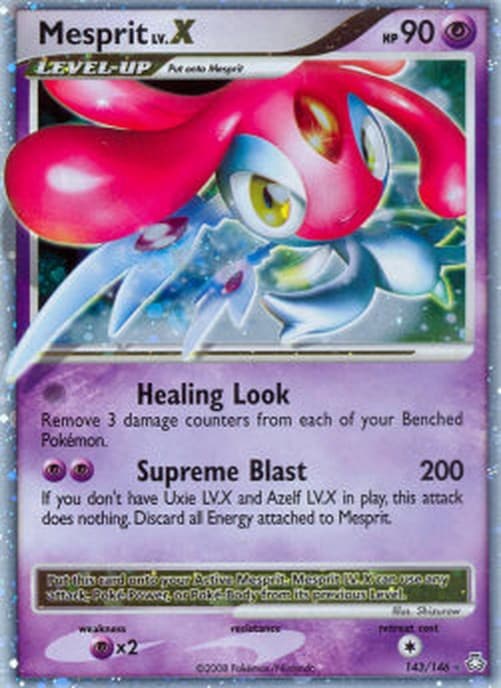 Pokemon Mesprit LV.X