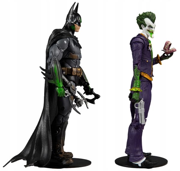 Batman vs Joker Arkham DC Multiverse Figurine Set