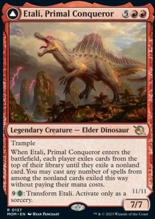 Magic: The Gathering Etali, Primal Conqueror // Etali, Primal Sickness