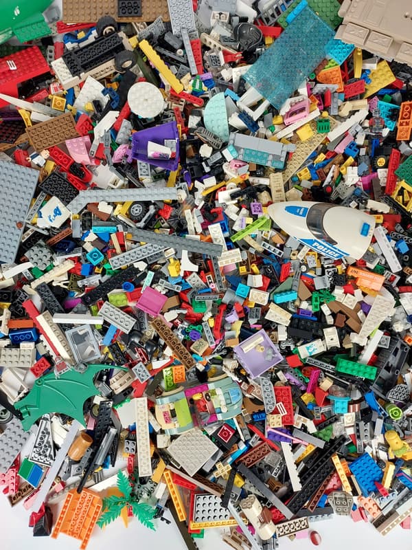 LEGO MIX BRICKS 1 kg – UNSORTED, SECOND GRADE, RANDOM MIX II