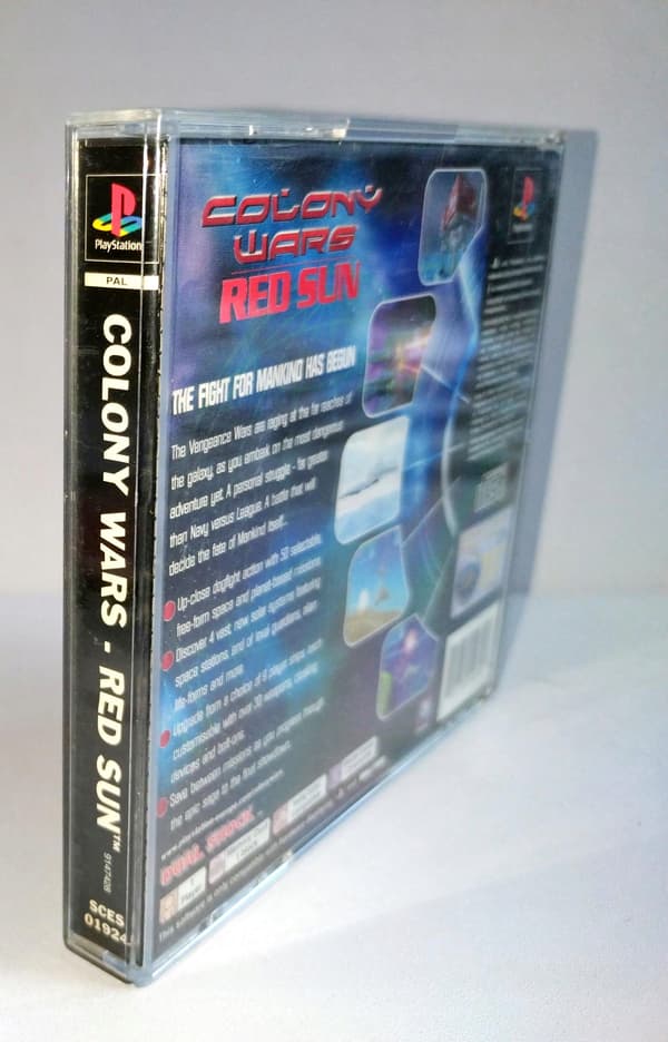 Colony Wars: Red Sun PlayStation (PSX) boxed version