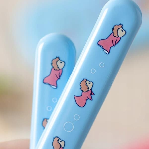 Ponyo by Studio Ghibli – set of chopsticks, spoon and fork