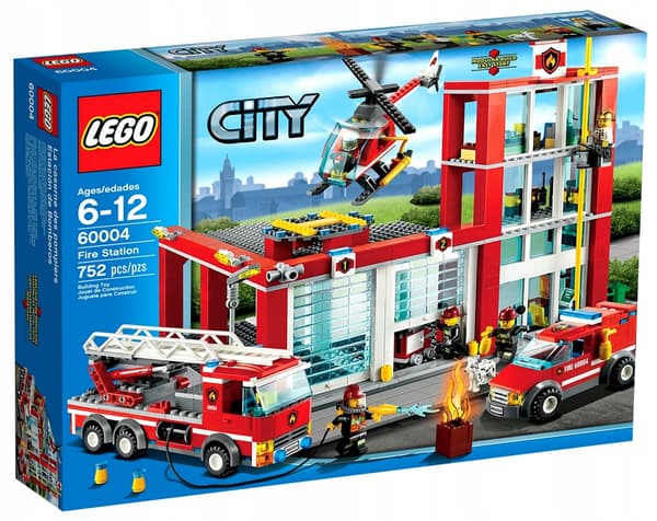 LEGO City – 60004 Fire Station – New