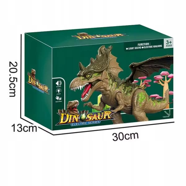 INTERACTIVE DINOSAUR – MOVING HEAD, LIGHT-UP SNOUT, SOUND EFFECTS