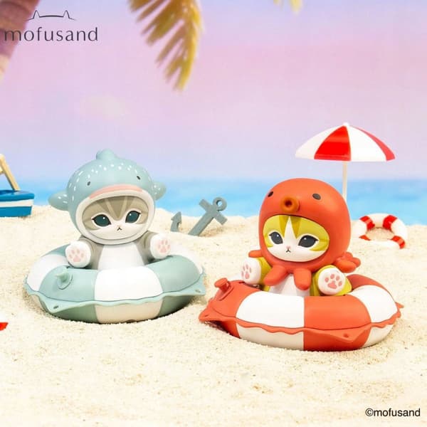 Mofusand Swimming Ring Series Stamp – Blind Box