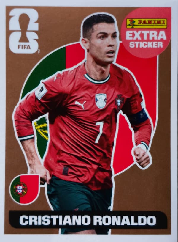 PANINI WORLD CUP 2026 stickers – EXTRA STICKER, brown, RONALDO