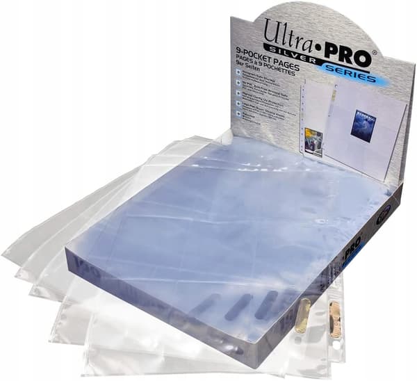 9-POCKET PAGES, 100 PAGES, SIZE 63.5 × 88 mm, FOR STORAGE