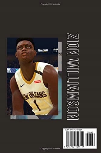 Zion Williamson Notebook: Cute College-style Wide-ruled Journal Notebook for School