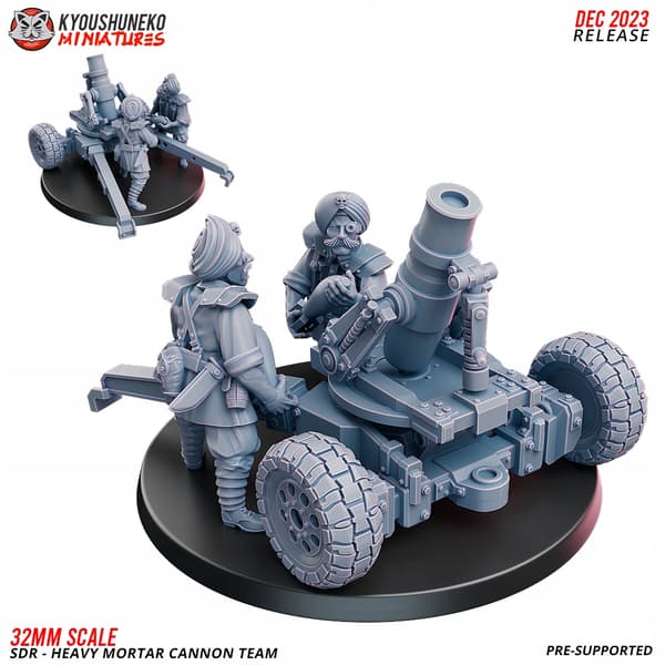 SDR Heavy Mortar Artillery Team