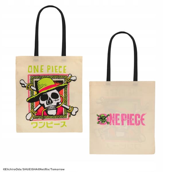 Fabric bag featuring Luffy’s skull, One Piece