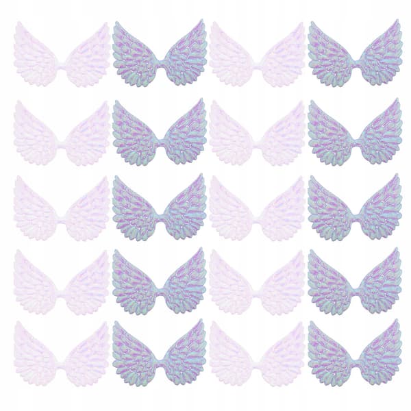 20 mini plastic wings for decoration