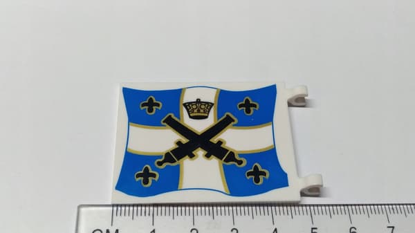 122id Lego Pirates Flag 6 x 4 2525p gold