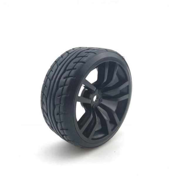 4x 12 mm rubber tyres – Adapter – Use durable, wear-resistant replacements – Universal