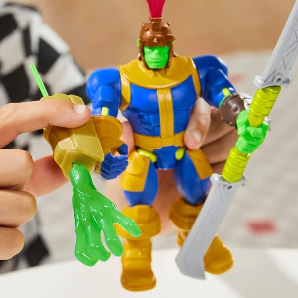 Marvel Mixmashers Thanos Avengers Hulk Deluxe Action Figure with 5 Accessories