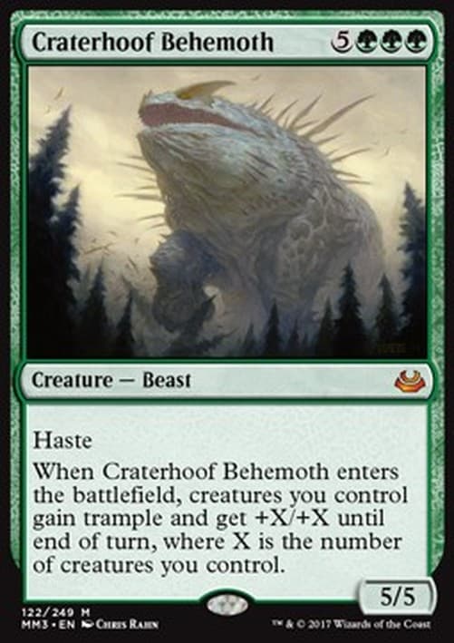 Magic: The Gathering Craterhoof Behemoth