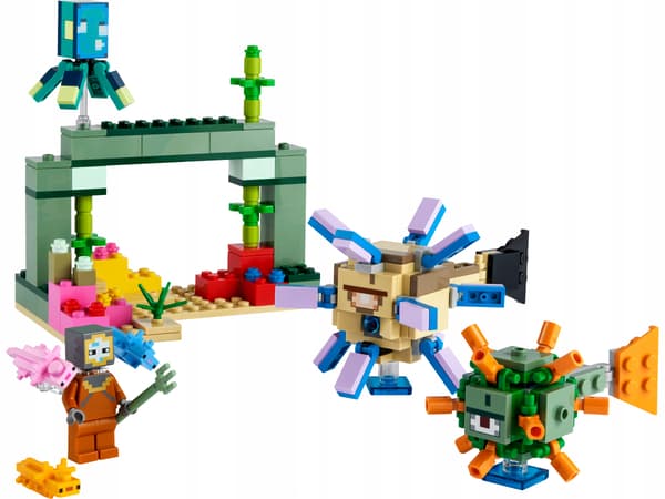 LEGO MINECRAFT SET - 21180 - BATTLE WITH THE GUARDS