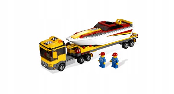 LEGO City 4643 Motorboat Transporter