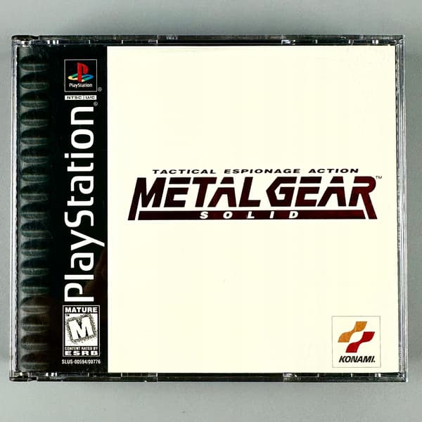 Metal Gear Solid | PS1 | PSX | PLAYSTATION 1 | BIG BOX EDITION