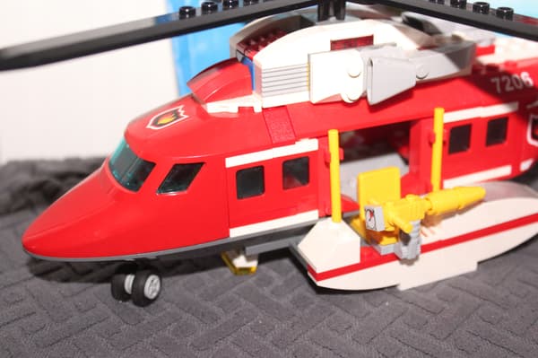 LEGO CITY TOWN 7206 SET INSTRUCTIONS: Fire Helicopter – Fire Brigade
