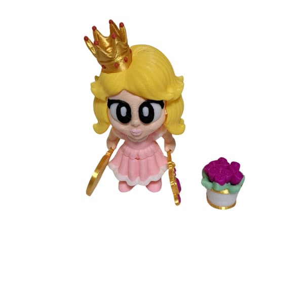 Princess 3D-printed figurine set