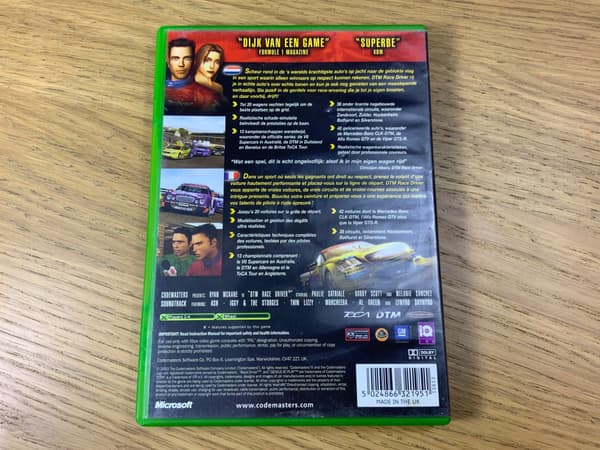DTM RACE DRIVER Complete Set – IDEAŁ – XBOX CLASSIC
