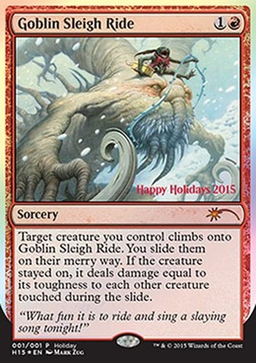 Magic: The Gathering Goblin Sleigh Ride