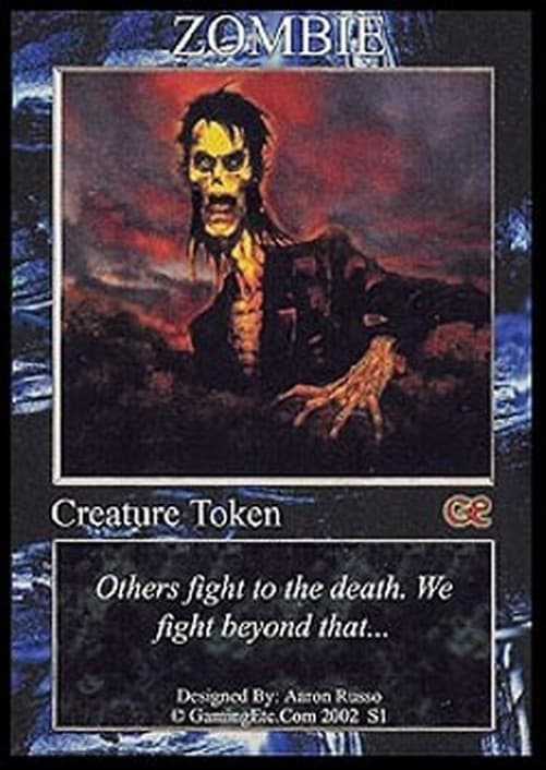 Magic: The Gathering Zombie Token