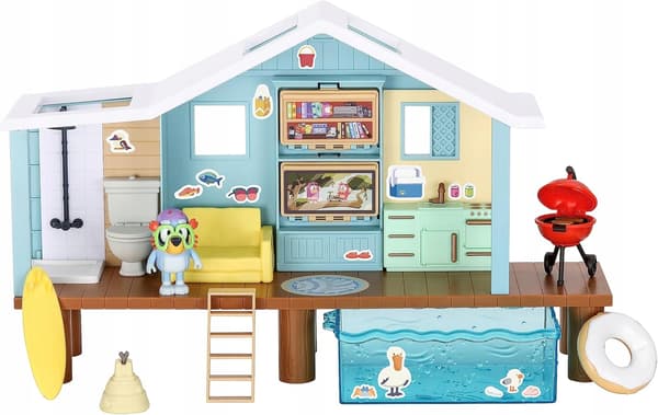 MOOSE TOYS Bluey Beach Hut Bluey Set