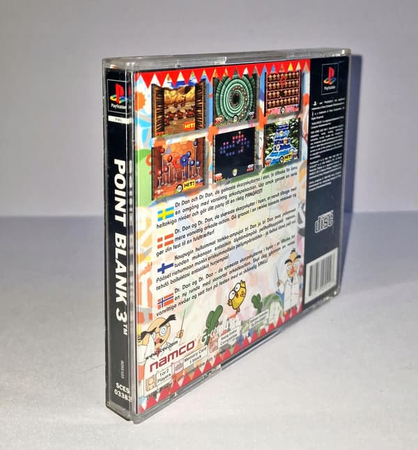POINT BLANK 3 PSX game – DB disc