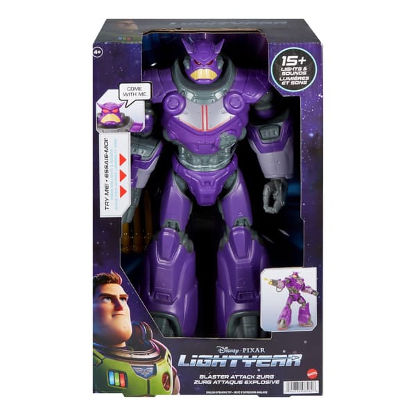 Mattel Lightyear Blaster Attack Zurg Interactive Figure, 35 cm