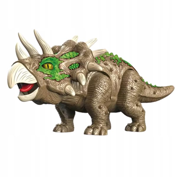 INTERACTIVE DINOSAUR: WALKS, ROARS, GLOWS, MOVING HEAD AND TAIL – PERFECT AS A GIFT