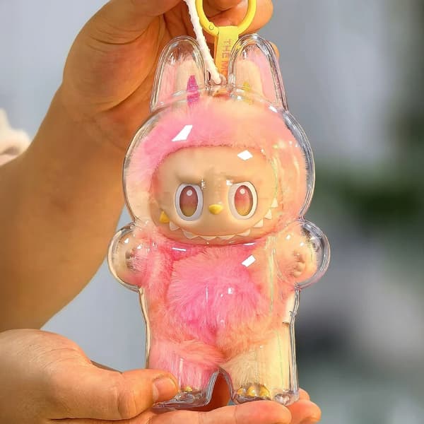 LABUB Transparent Dust-Proof Case – Transparent Rabu Case