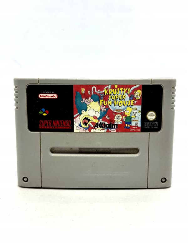 Krusty's Super Fun House SNES (the game itself) (FR)
