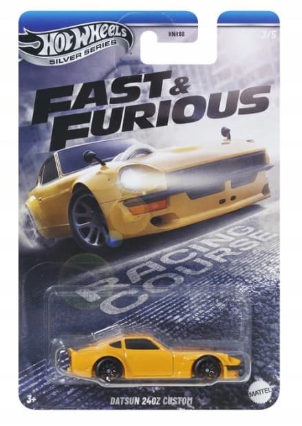 Mattel Hot Wheels Silver Series FAST & FURIOUS RACING COURSE 3/5 Datsun