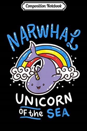 Composition Notebook: Narwhal Marine Biology Gift Sea Whale Journal/Notebook