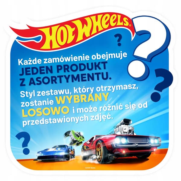 Hot Wheels 1:64 scale racing car 10-pack