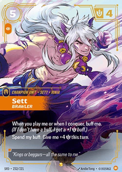 Riftbound SFD Sett, Brawler